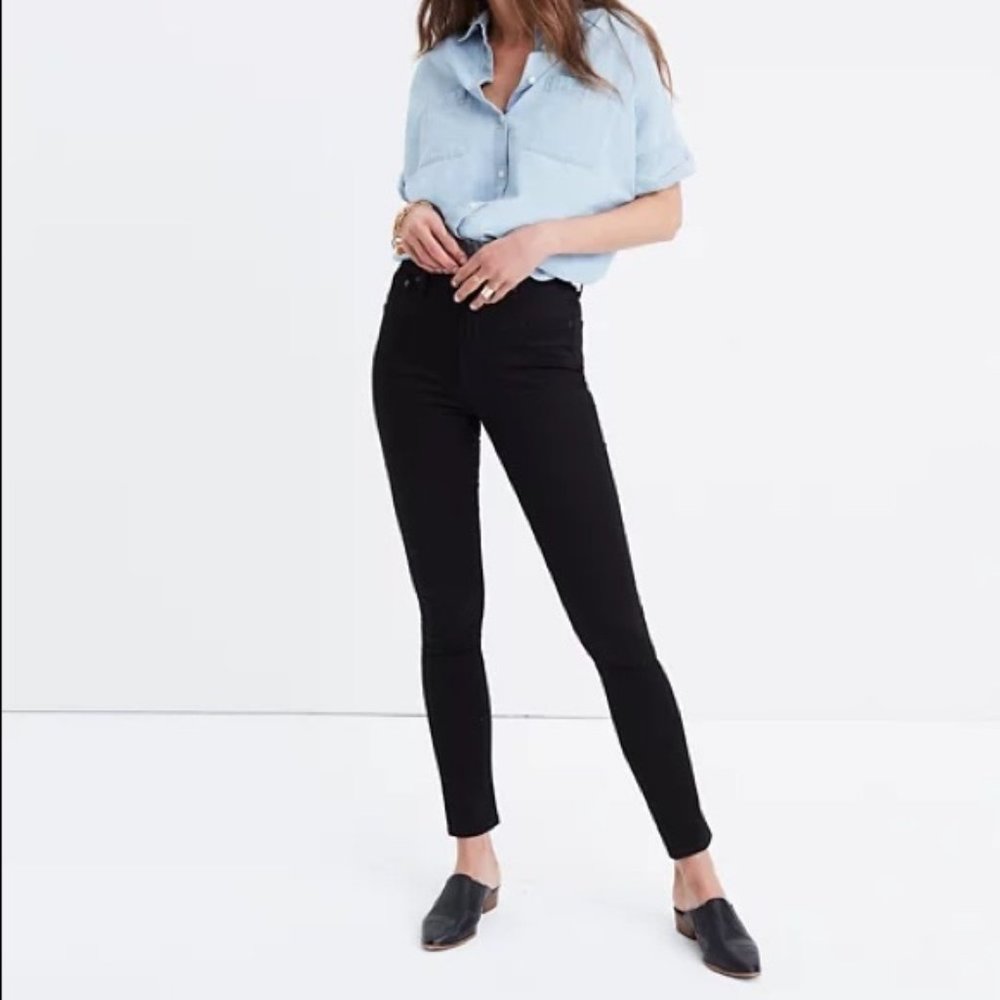 Madewell 10” High-Rise Skinny black